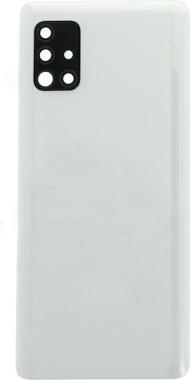 Samsung A516f Galaxy A51 5g Battery Cover + Adhesive + Camera Lens White Original