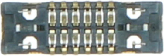 Apple Iphone 12 12 Pro Dot Matrix Fpc Connector On Main Board 12pin Original