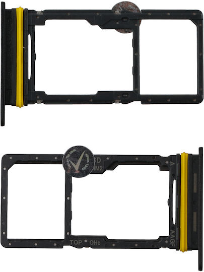Samsung A17 4g A175/a17 5g A176 Dual Sim Card + Memory Holder Black Gh98-50471a Original Service Pack