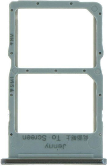 Huawei P40 Sim Card Tray Dual Card Silver Original
