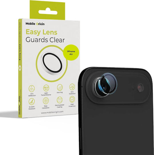Mobile Origin Camera Protection Tempered Glass Black for iPhone Air
