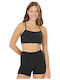 Women's Black Sports Bra