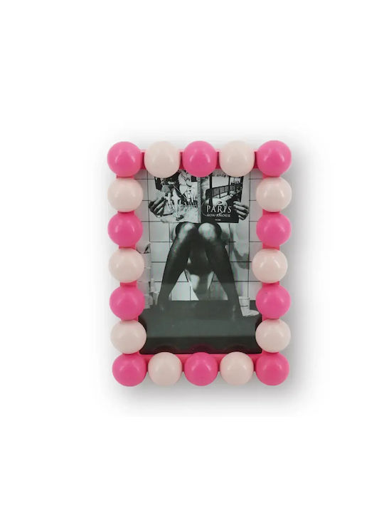 Housevitamin Kunststoff Fotorahmen mit Rosa Rahmen