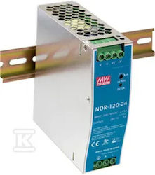 Mean Well Sursă De Alimentare LED NDR-120-24 Mean Well Sursă De Alimentare LED NDR-120-24