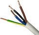 Ydy Wire 4x1.5 Zo White 450/750v