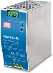 Planet 48v 240w Din-rail Power Supply Ndr-240-48 Adjustable 48-56v Dc Output