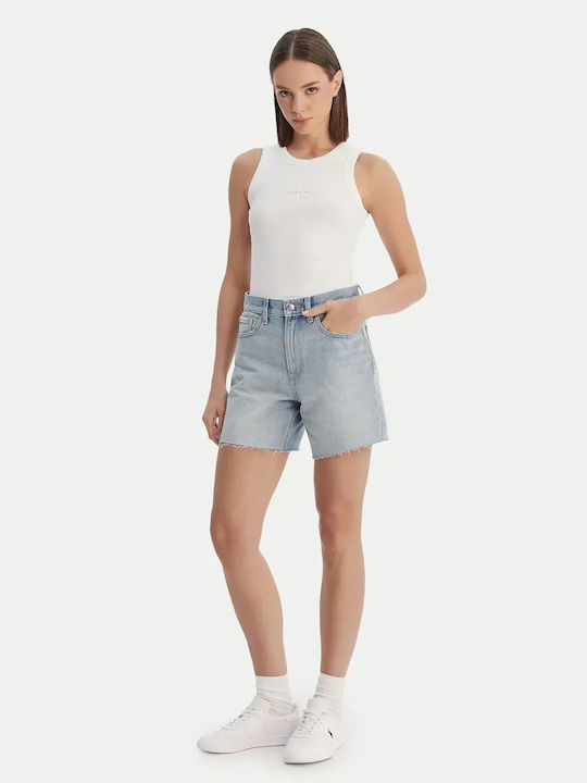 Women's Light Blue Jean Shorts
