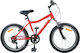 vidaXL 24" Kinderfahrrad Stadt Rotes
