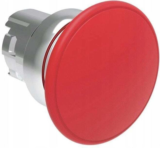 Metal Mushroom Button Self Return Fi40mm Red Lpsb6144