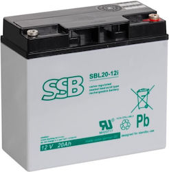 Agm Battery Sbl 12v-20ah A Lifetime 10-12 Years Sbl20-12i Agm Battery Sbl 12v-20ah A Lifetime 10-12 Years Sbl20-12i