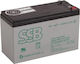 Ssb Sbl 9-12l Ssb Battery 12v/9ah T2 Life 10-12 Years Faston 6.3 Mm