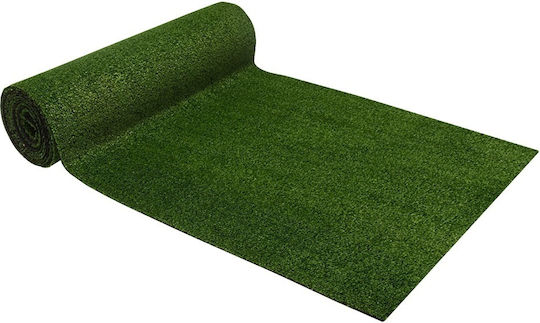 Gazon Artificial Natural în Rulou 1x5m și Înălțimea Ierbii 7mm în Culoare Bej