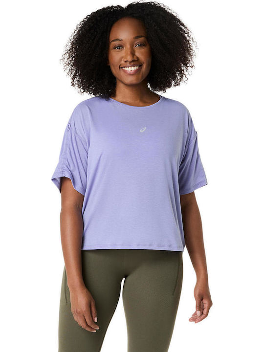 ASICS Nagino Γυναικείο T-shirt Μωβ