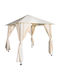 Pakketo Gazebo de Grădină Negru 2.5x2.5m