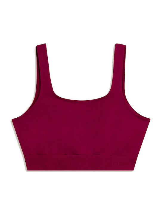 Women's Athletic Sports Bra Burgundy