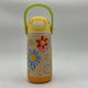 Dodo's Land Kids Water Bottle from Silicone Thermos with Straw Yellow 420ml