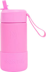 Montii Kinder Trinkflasche Thermos 350ml Rosa