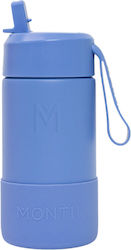 Montii Kinder Trinkflasche Thermos Blau 350ml