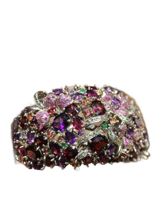 Bracelet Sapphires Tsavorites Amethysts Certificate Bracelet Sapphires Tsavorites Amethysts Certificate