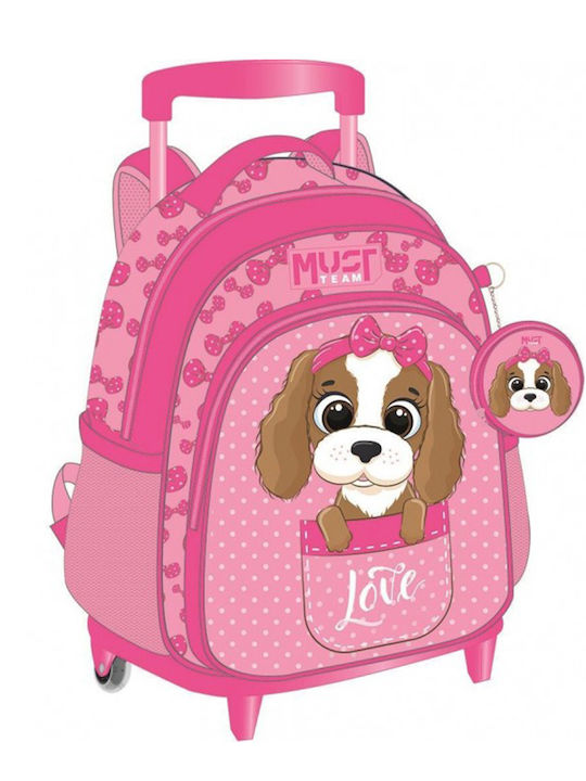 Must Team School Trolley Bag Kindergarten Pink