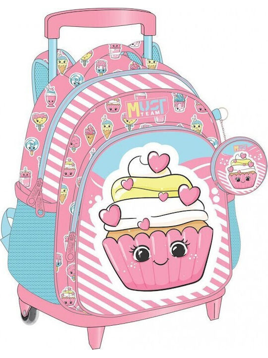 Must Team School Trolley Bag Kindergarten Pink