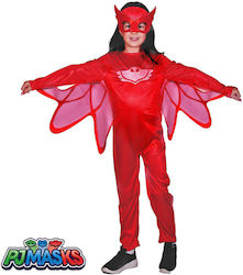 Kinderkostüm für Karneval PJ Masks Owlette Rote