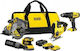 Stanley SFMCK412MDS Σετ Δισκοπρίονο, Δραπανοκατσάβιδο, Σέγα & Τριβείο 18V με 2 Μπαταρίες