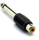 G&BL Конвертор 6.3mm Мъжки в RCA Женски 1 Брой 66217