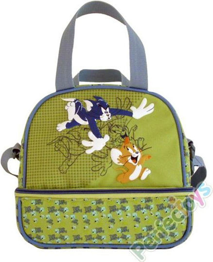 Graffiti School Insulated Lunch Bag 9 Litre Green 20x16x22cm