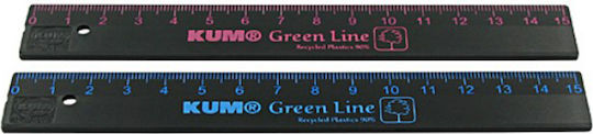 Χαρακεας Πλαστικος Kum 3490121 15cm Green Line