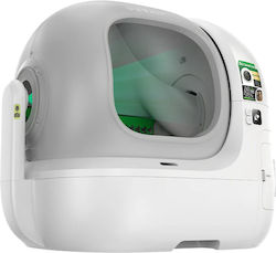 Petkit Purobot Max Pro 2 with AI Camera Self-Cleaning Corner Cat Toilet White