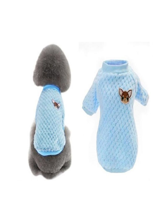 Value Imports Φουτερ Σκυλου Fleece Face Large 30cm Γαλαζιο