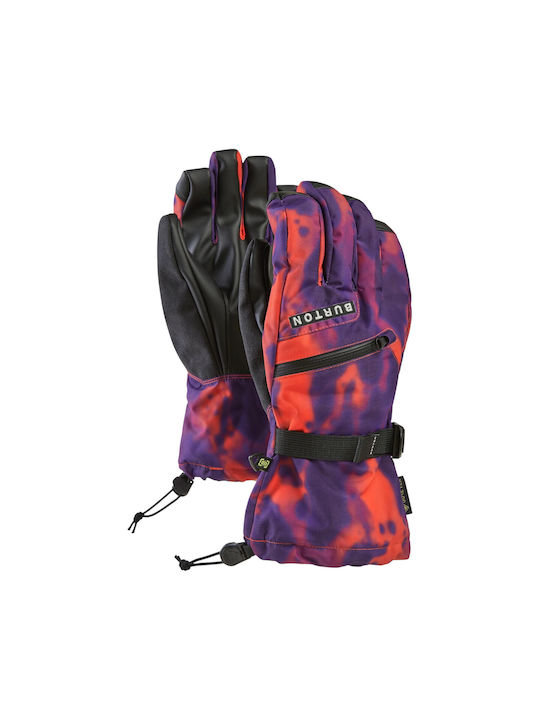 Burton Snow Ανδρικά Γάντια Σκι & Snowboard με Μεμβράνη Gore-Tex Πολύχρωμα