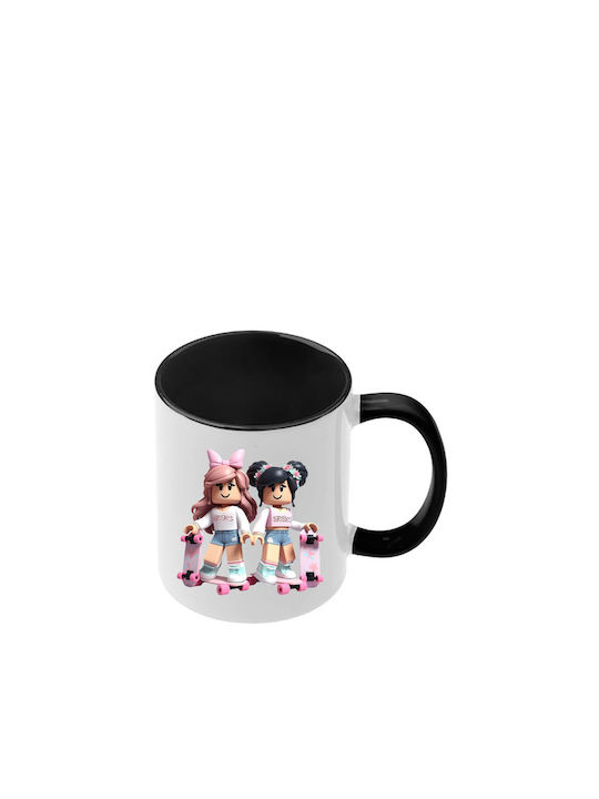Roblox Tasse Schwarze Griff Innenseite