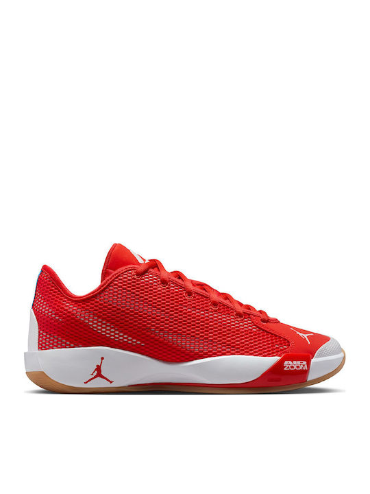 Jordan Luka 77 Μπασκετικά Παπούτσια Chile Red / White / Gum Light Brown