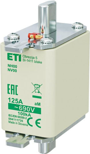 Fuse Insert Nh00 125a Am 690v Wt-00 004111735