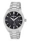 3Guys Men's Battery Watch with Silver Metal Bracelet