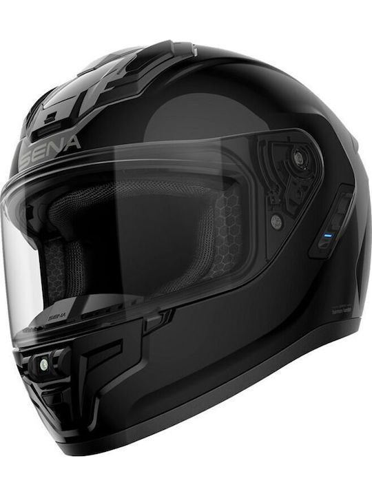 Sena Phantom Full Face με Sun Visor ECE 22.06 Black Gloss Sena Phantom Full Face με Sun Visor ECE 22.06 Black Gloss
