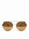 Fendi Women's Sunglasses with Gold Metallic Frame FE-0194-DDB