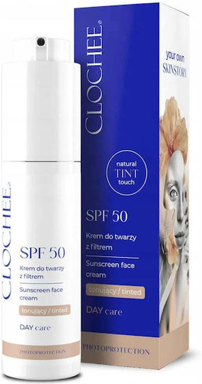 Moisturizing Face Day Cream Tinted with SPF50 50ml