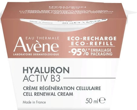 Eau Thermale Avène Hyaluron Activ B3 Refill 24ωρη Αντιγηραντική Κρέμα Προσώπου με Υαλουρονικό Οξύ & Νιασιναμίδη 50ml