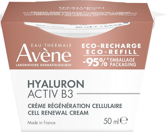 Eau Thermale Avène Hyaluron Activ B3 Nachfüllen 24-Stunden Anti-Aging Gesichtscreme mit Hyaluronsäure & Niacinamid 50ml