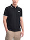 Tipped Polo T-shirt Λευκο- Μαυρο