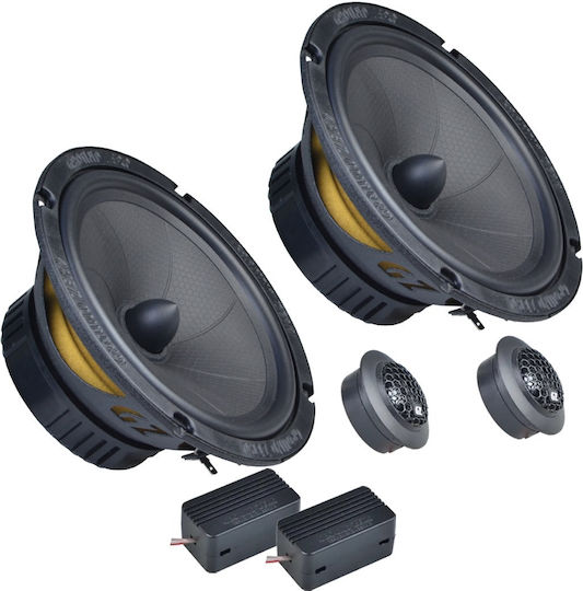 Ground Zero Σετ Ηχεία Αυτοκινήτου Διαιρούμενα 6.5" με 100W RMS (2 Δρόμων)