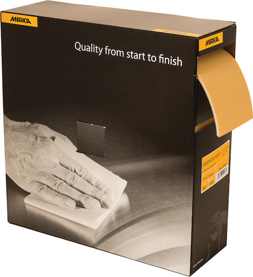 Mirka Soft Sand Paper Towel K600 115x125mm Set 200 Pieces