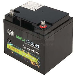 12.8V 50Ah Lifepo4-MW Power Batterie