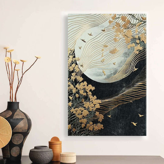 Megapap Golden Moon auf Segeltuch 70x100 cm