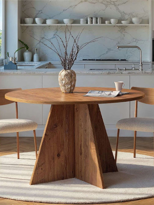 Virela Esszimmer- und Küchentisch Aus Holz Atlantic Pine 120x120x75cm GP052-0270