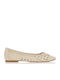 Damen Ballerinas in Beige Farbe