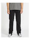 Men's Elastic Jeans Pants with Regular Straight Fit Black Out